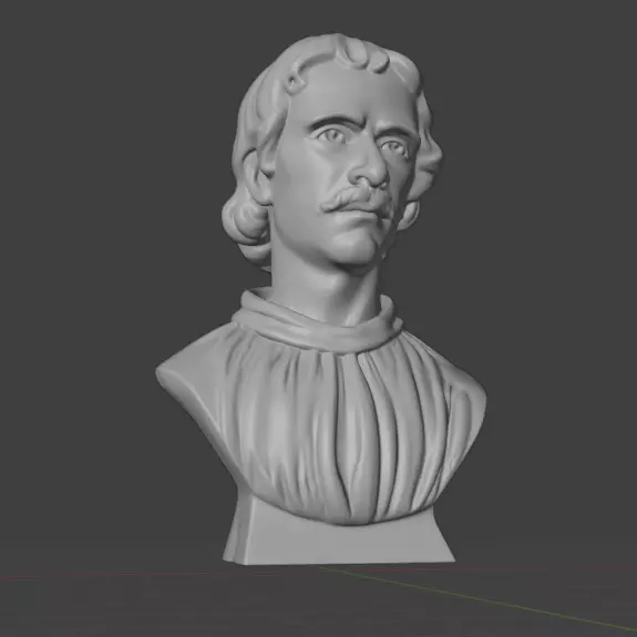 Giordano Bruno 3D print model_1