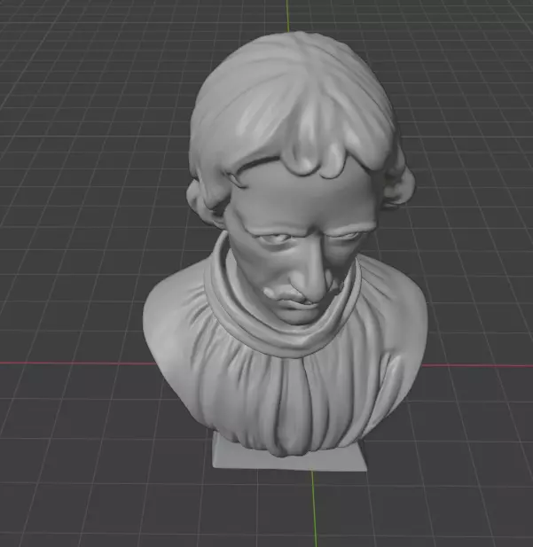 Giordano Bruno 3D print model_14