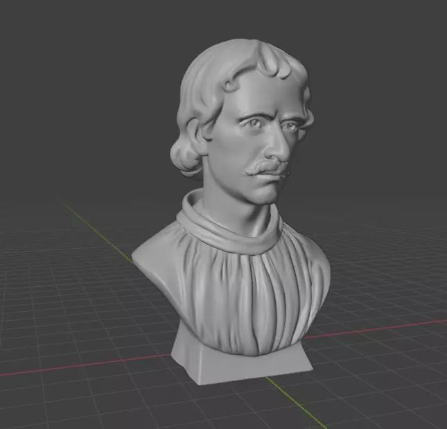 Giordano Bruno 3D print model_6