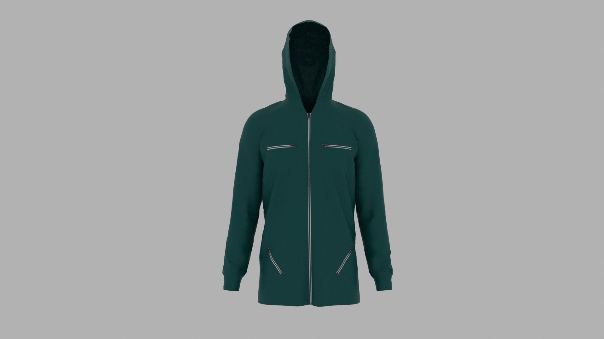 Hoodie mannequin with Low-poly 3D model_1
