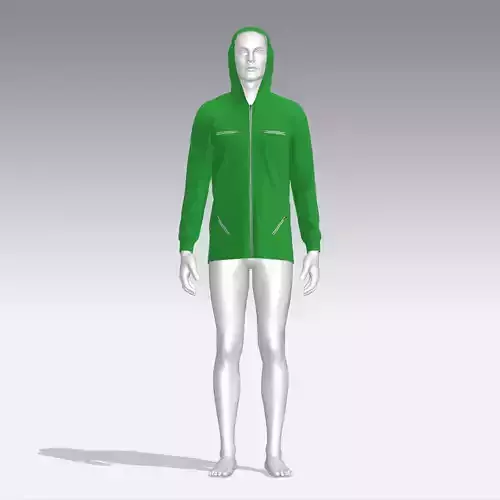 Hoodie mannequin wearing