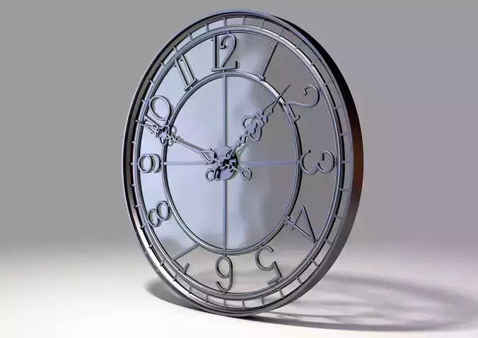 Modern Glass Tower Clock