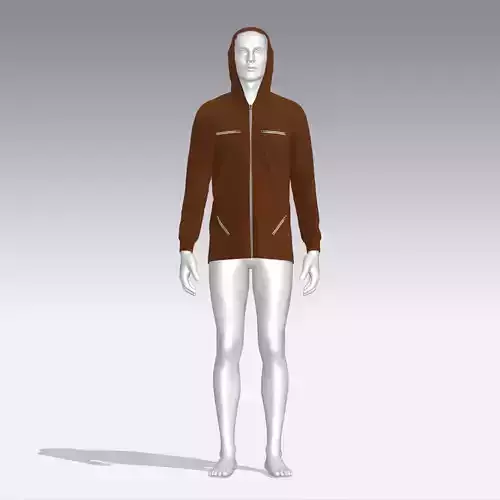 Hoodie mannequin wearing