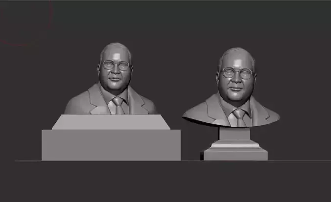 Dr BR Ambedkar 3D print model