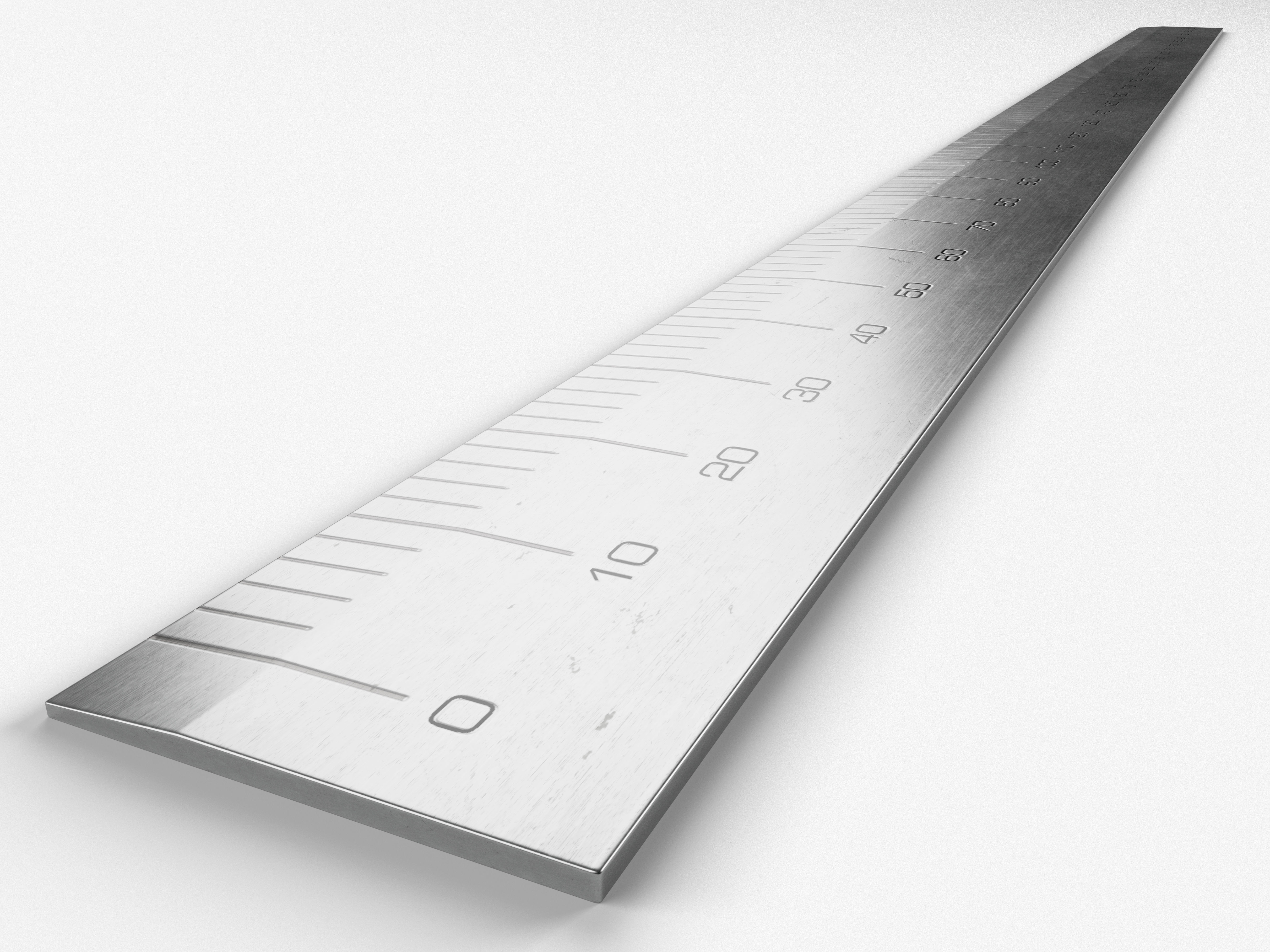 Steel Ruler 3D model_3
