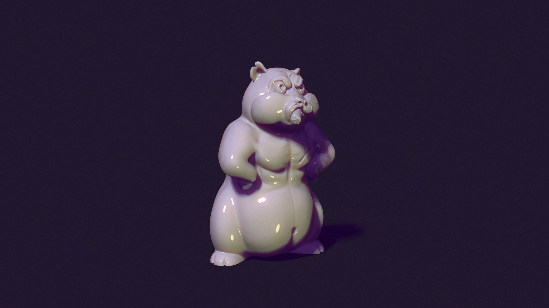 ANGRY HAMSTER 3D print model_6