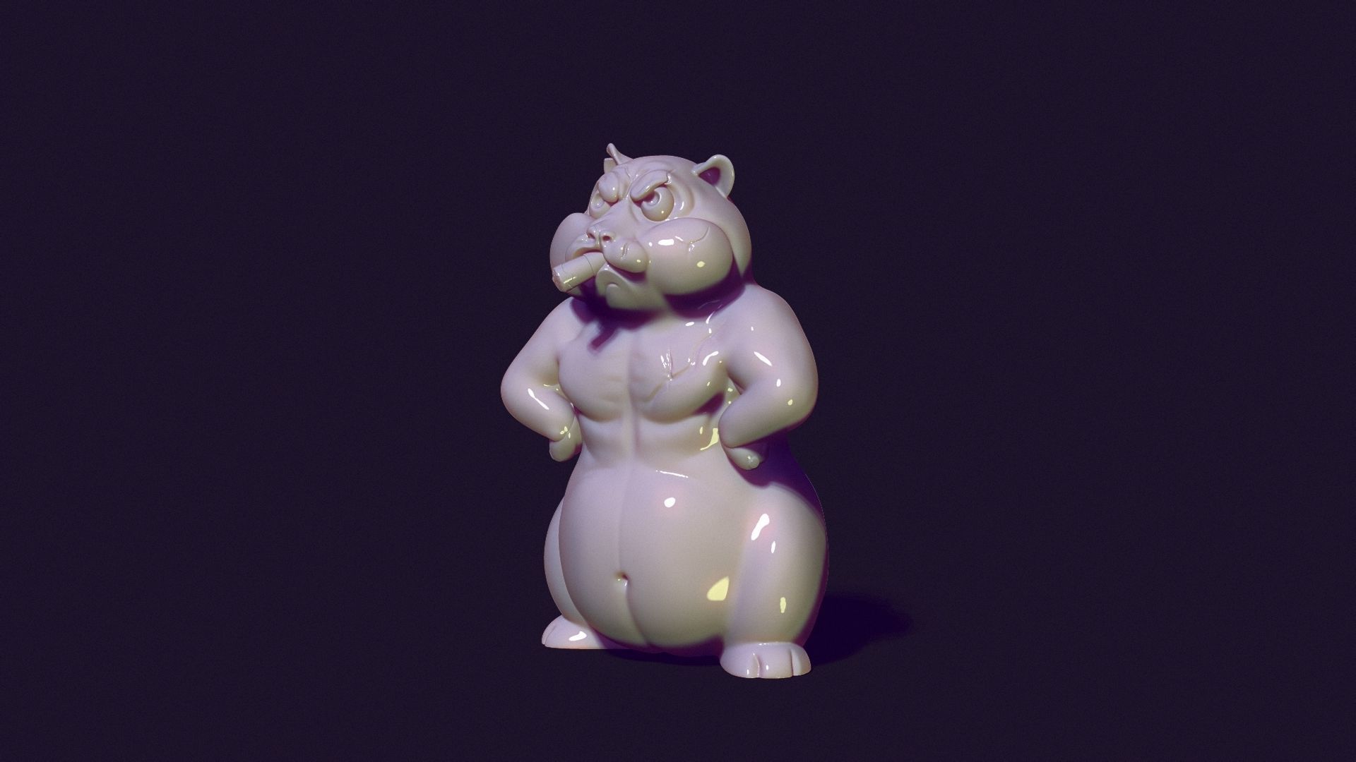 ANGRY HAMSTER 3D print model_1