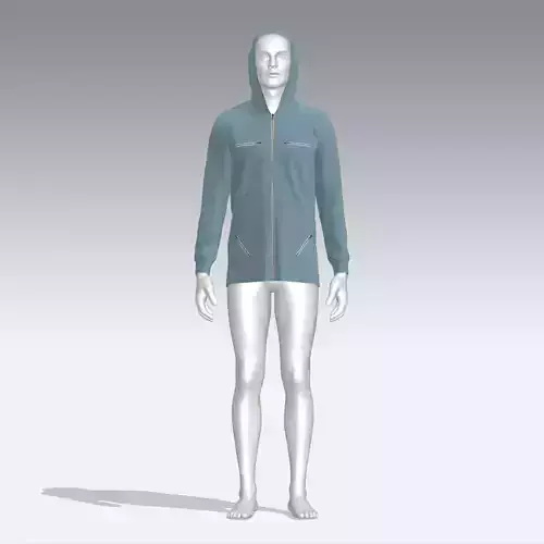 Hoodie mannequin wearing