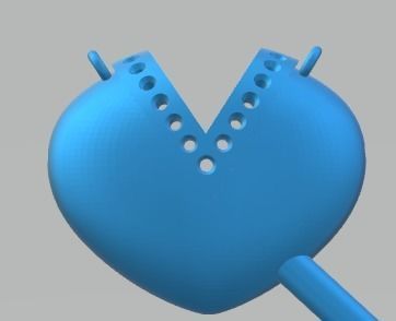 YD262 robot with light 3D print model_1