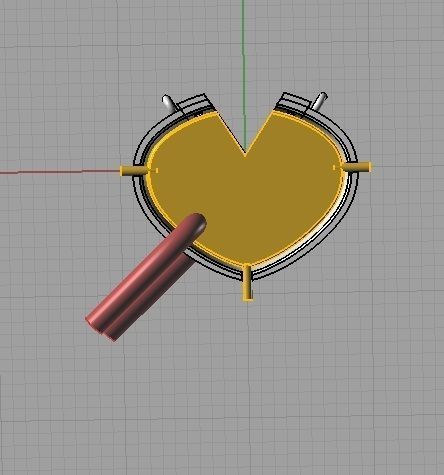 YD262 robot with light 3D print model_3