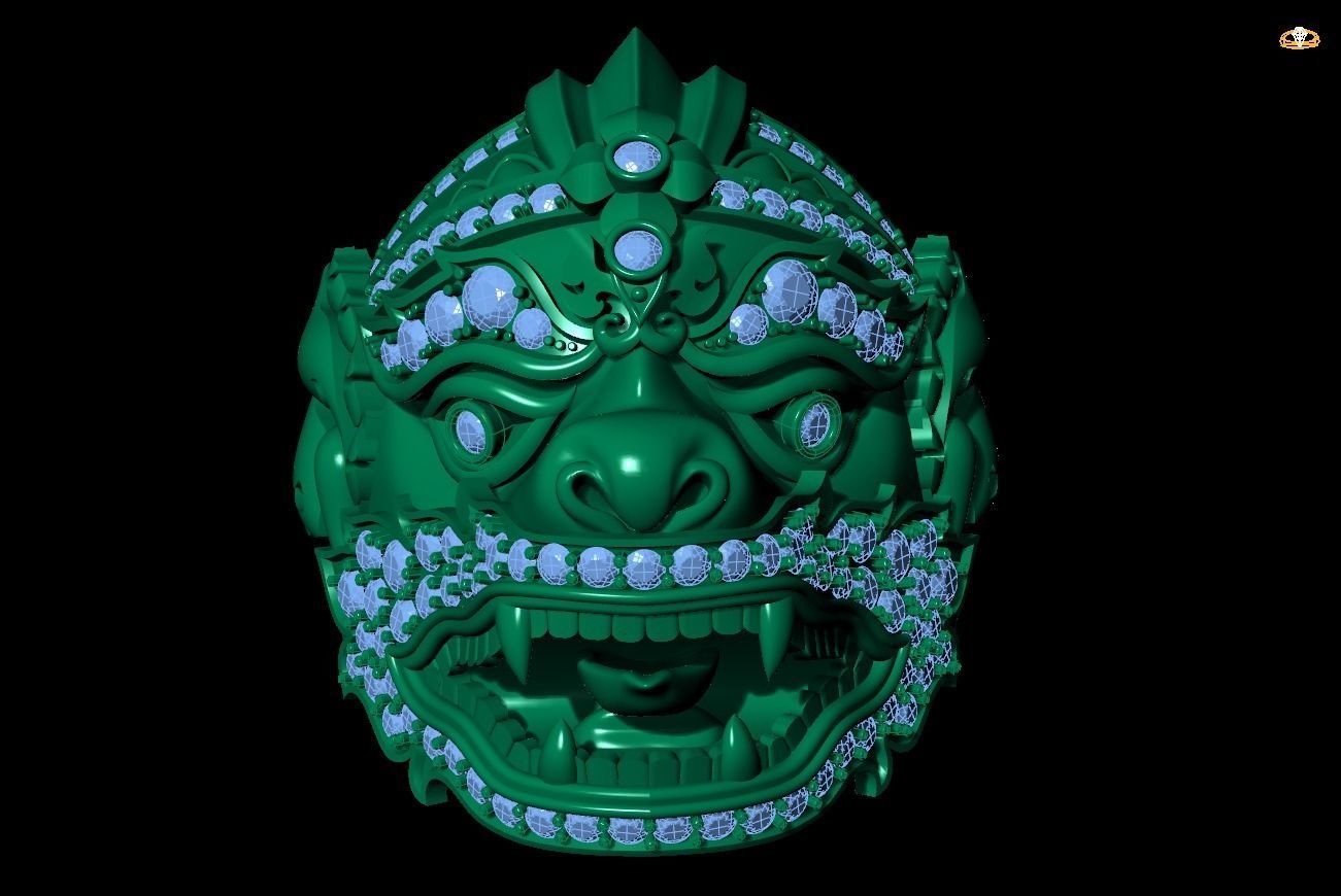 Ring 01 Hak Numan 3D print model_2