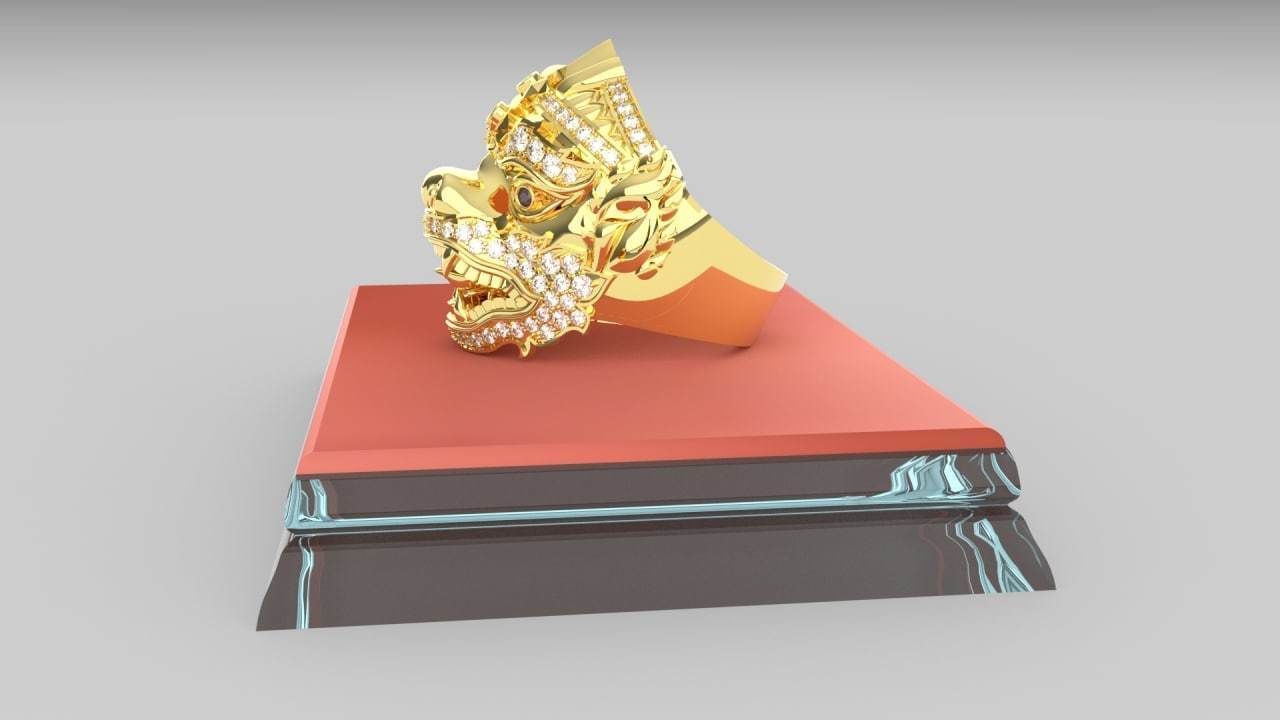 Ring 01 Hak Numan 3D print model_1