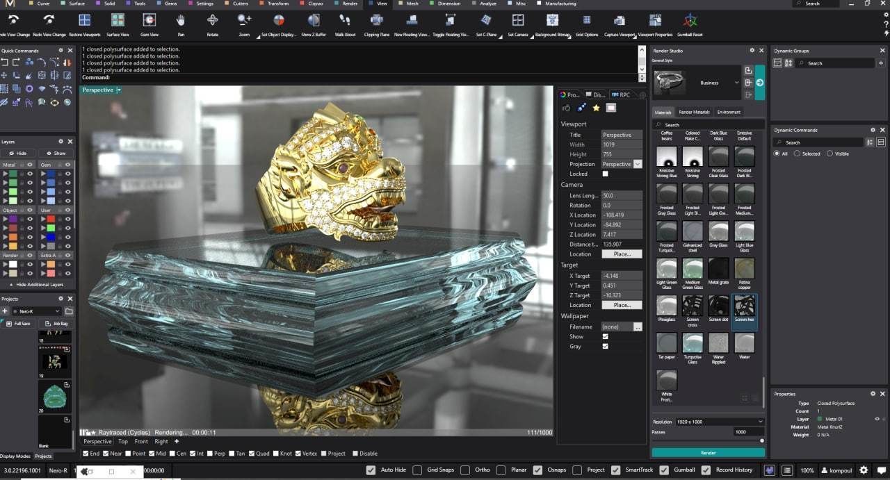 Ring 01 Hak Numan 3D print model_3