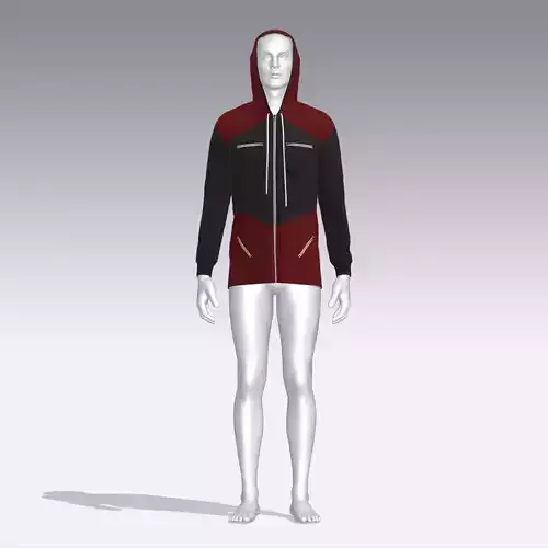 Hoodie mannequin wearing