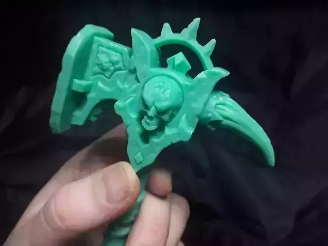 Undead battle-hammer 3d print 3D print model