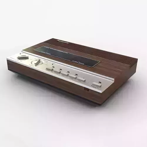 vintage panasonic answering machine 3D model