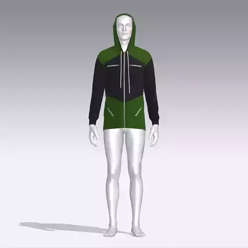 Hoodie mannequin wearing
