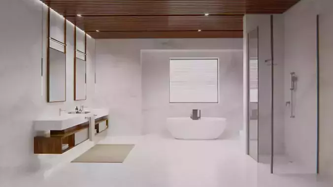Bathroom Interior Scene