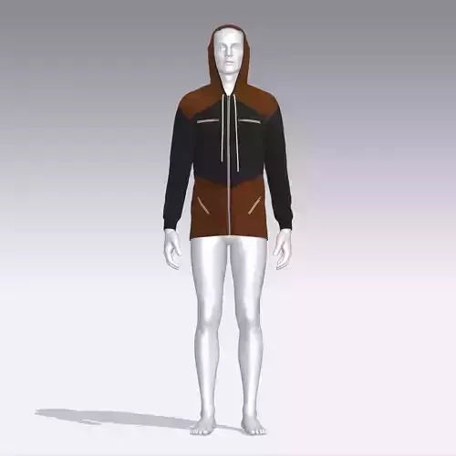 Hoodie mannequin wearing