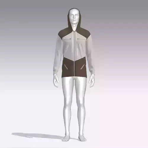 Hoodie mannequin wearing