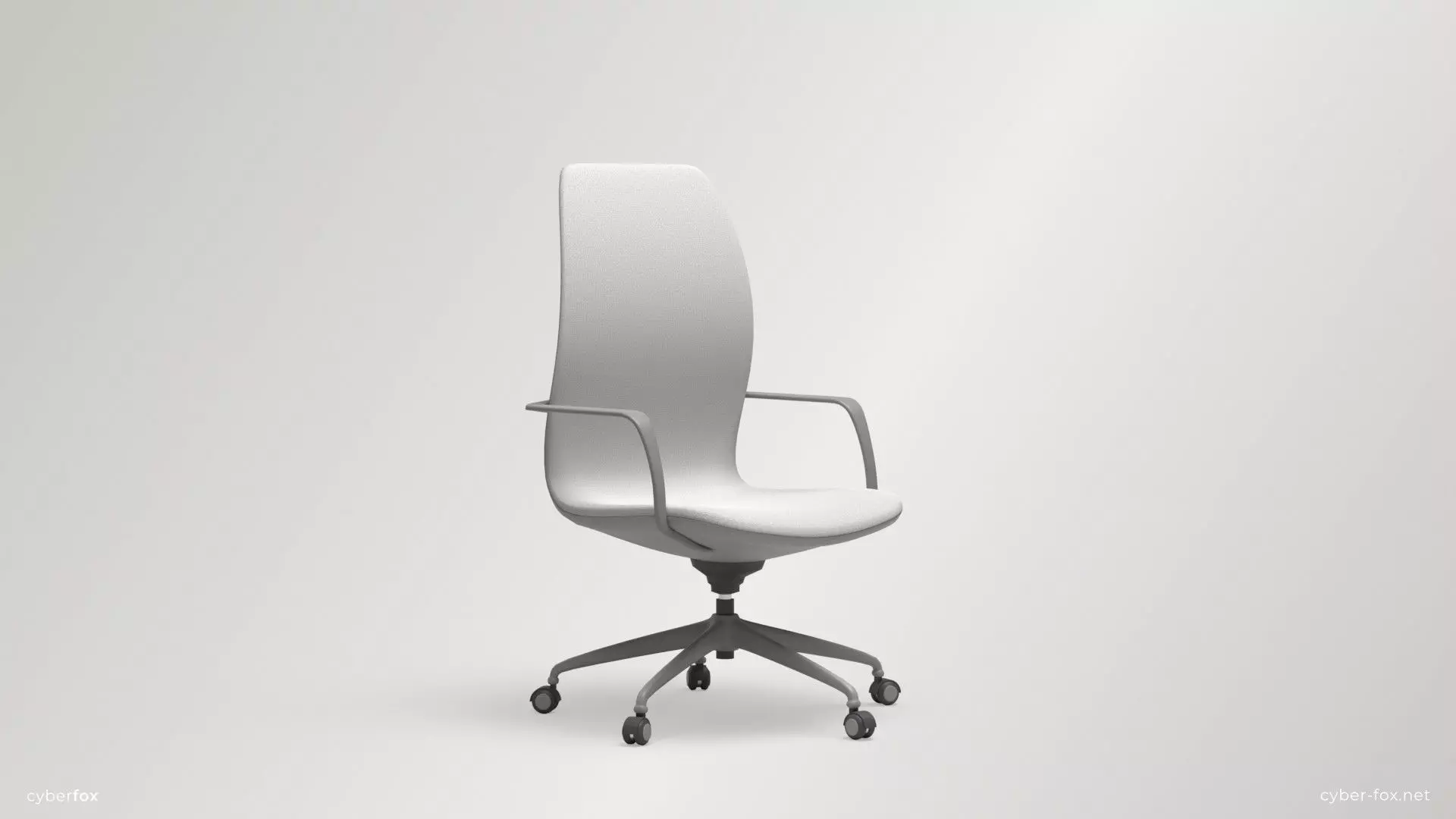 Office Computer Chair Low-poly 3D model