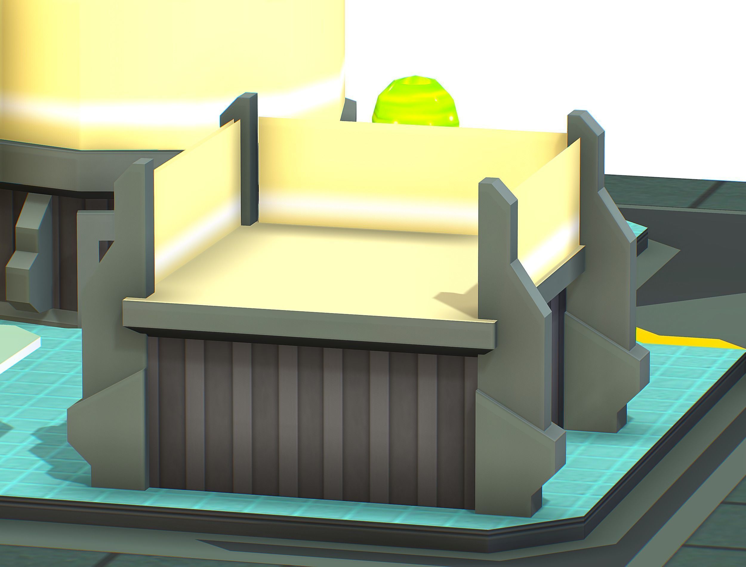 isometrical Underground Chemical Lab Room 1 Low-poly 3D model_12