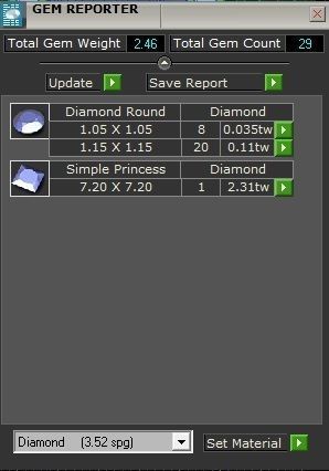 Ring 3D Print 3D print model 3D print model topaz and diamond 3D print model_5