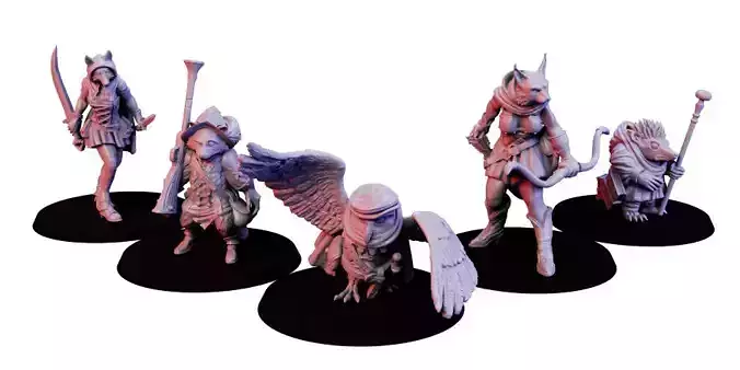 Anmal Party 3D print model
