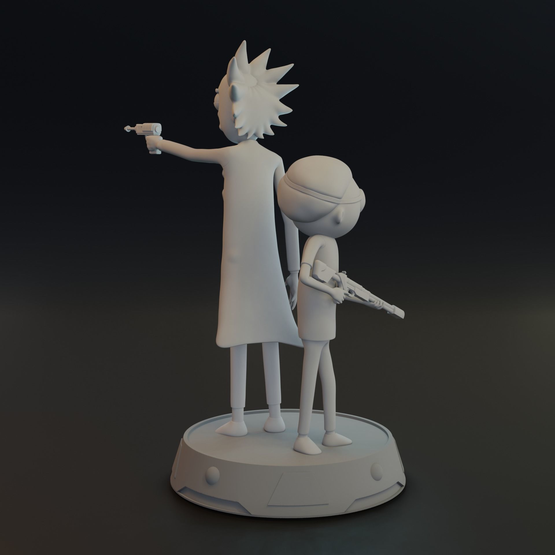 Rick and Morty 3D print model_6