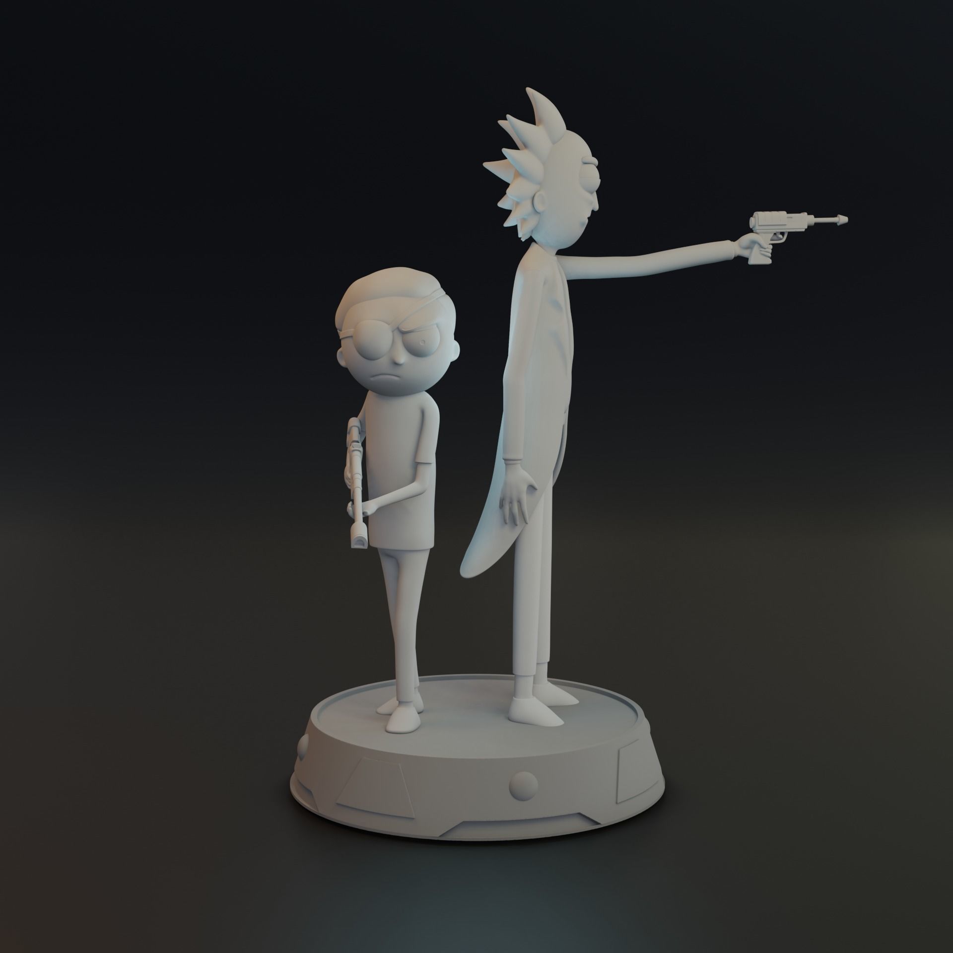 Rick and Morty 3D print model_7