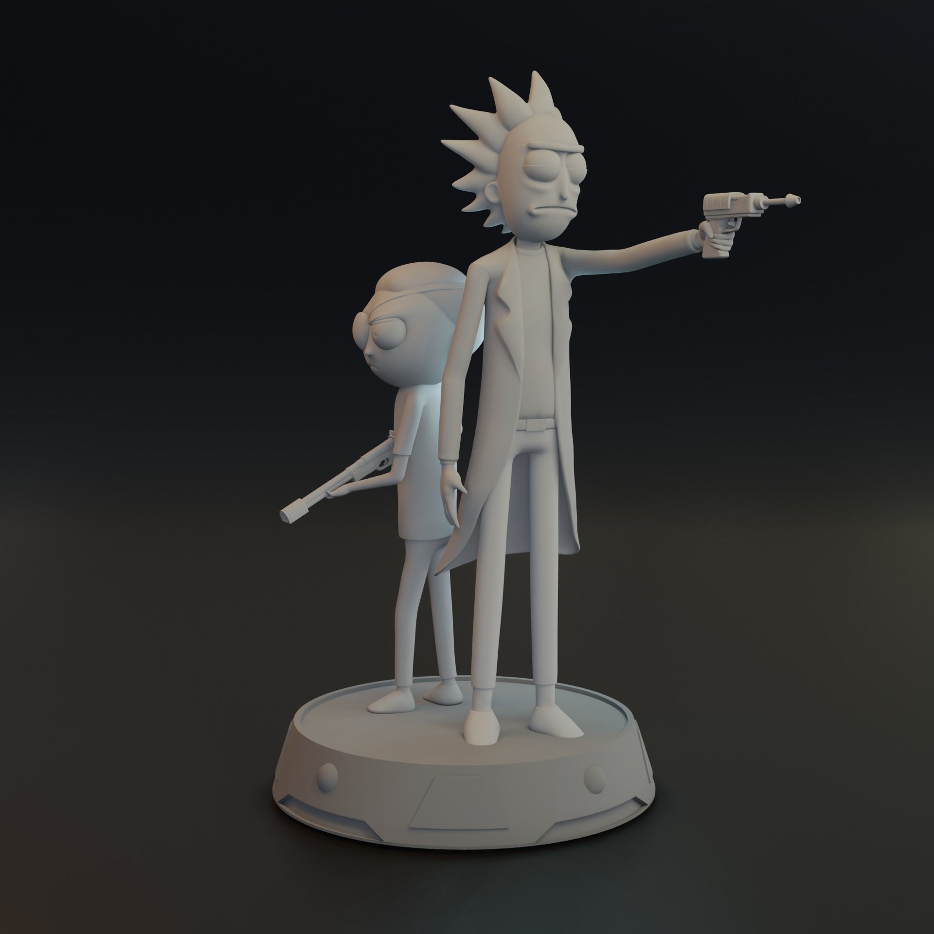 Rick and Morty 3D print model_5