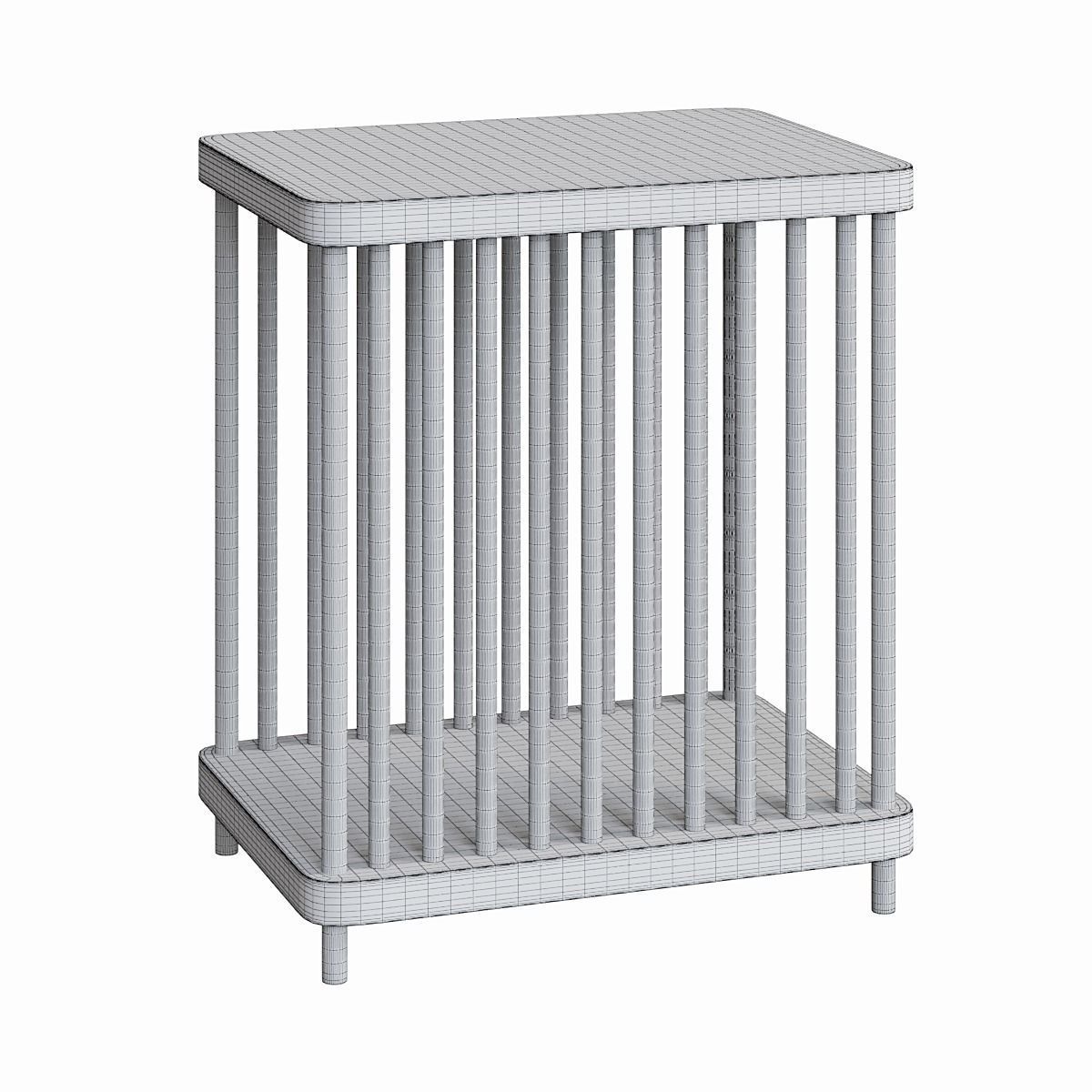 Hyubsch Interior Side table with struts 3D model_3