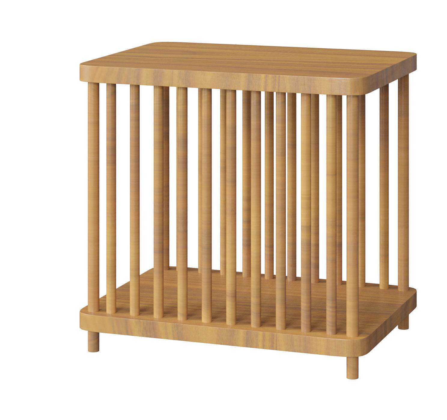 Hyubsch Interior Side table with struts 3D model_1