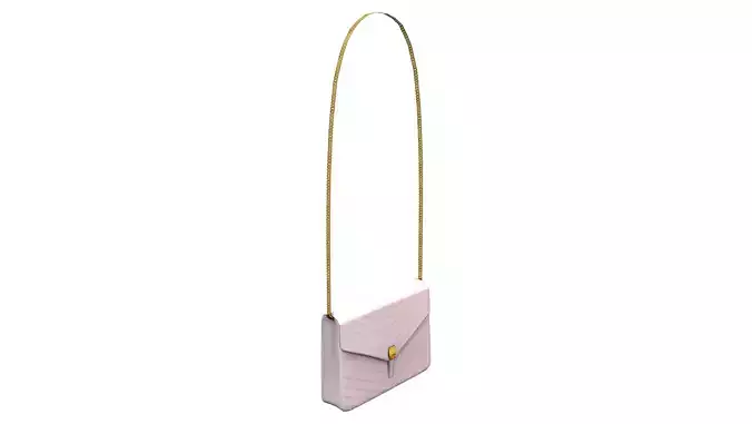 Pink Stripes Small Shoulder Bag