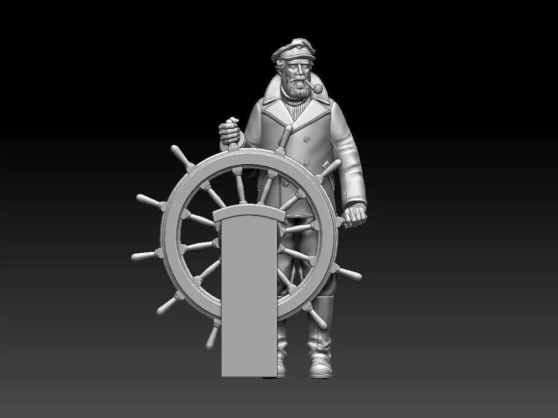 captain sailor 3D print model_0