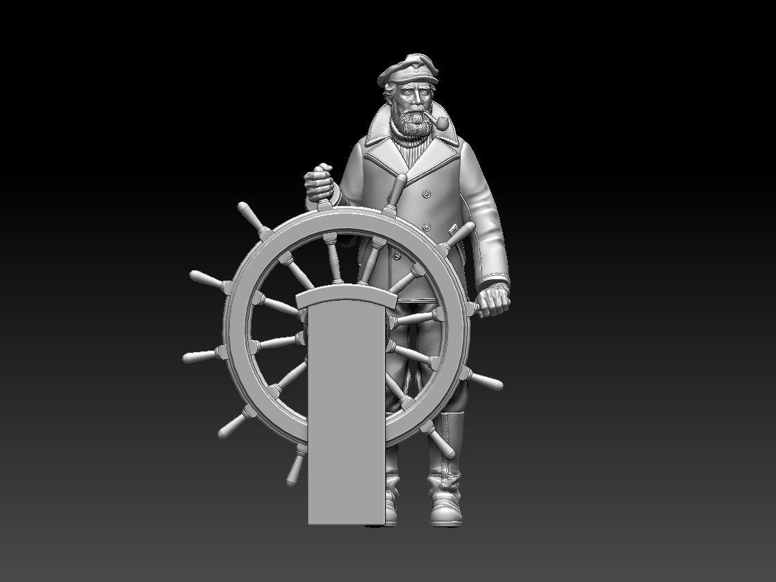 captain sailor 3D print model_76