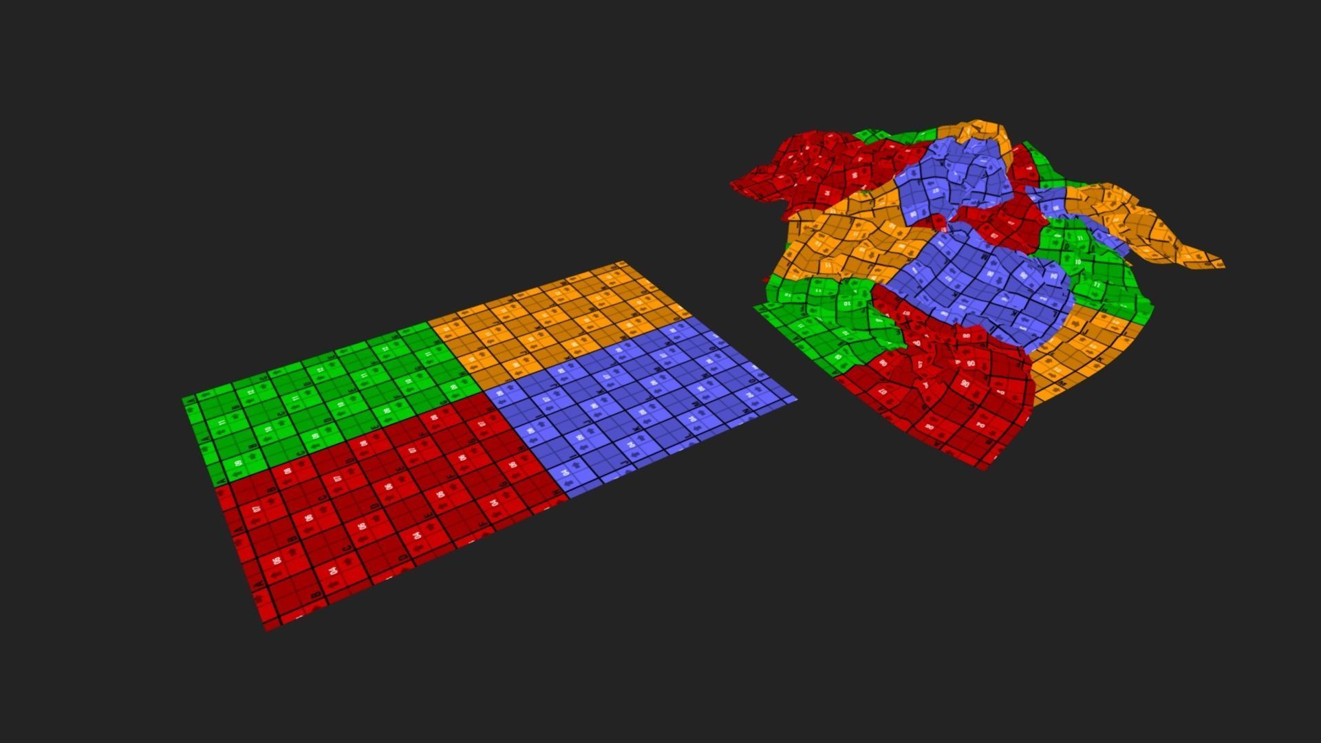 Pile of Carpets - Game ready Low-poly 3D model_5