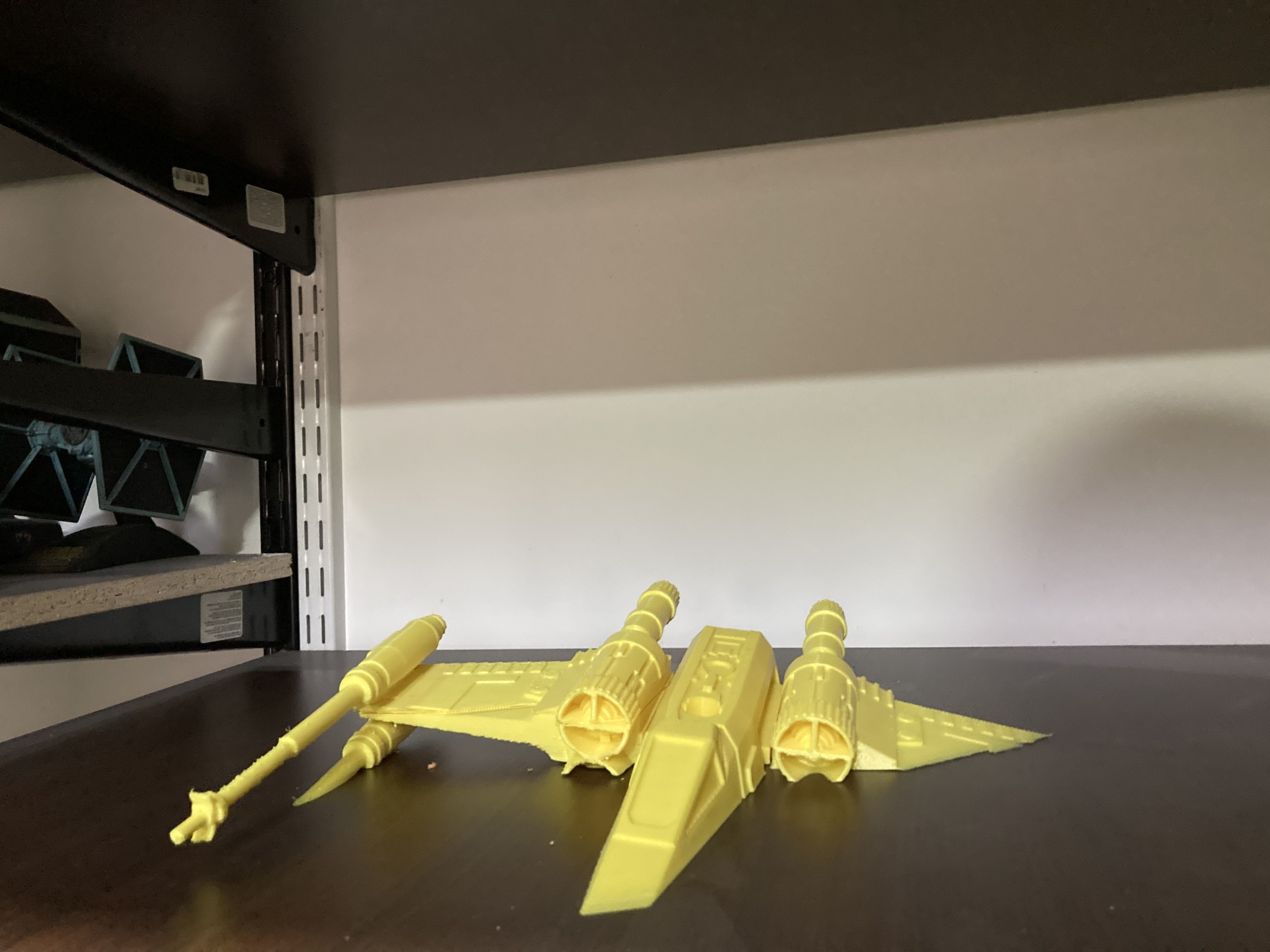Dagobah Crashed X-wing 3D print model_3