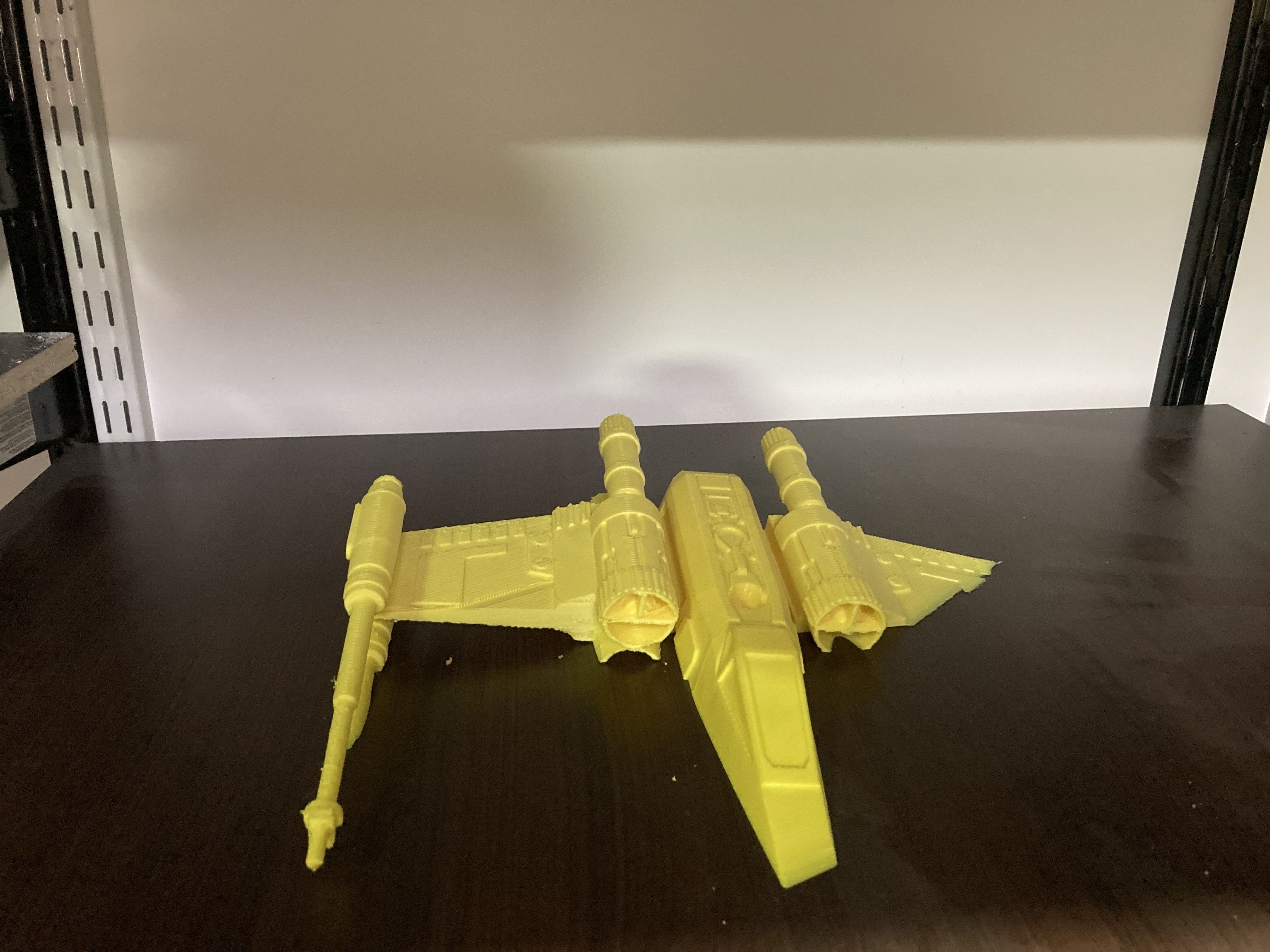 Dagobah Crashed X-wing 3D print model_2
