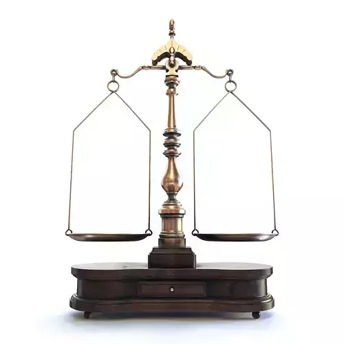 Ornate Justice Scale