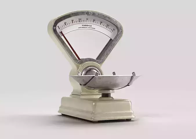 Vintage Grocery Store Scale