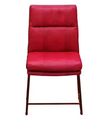 Dining chair fabric and metal