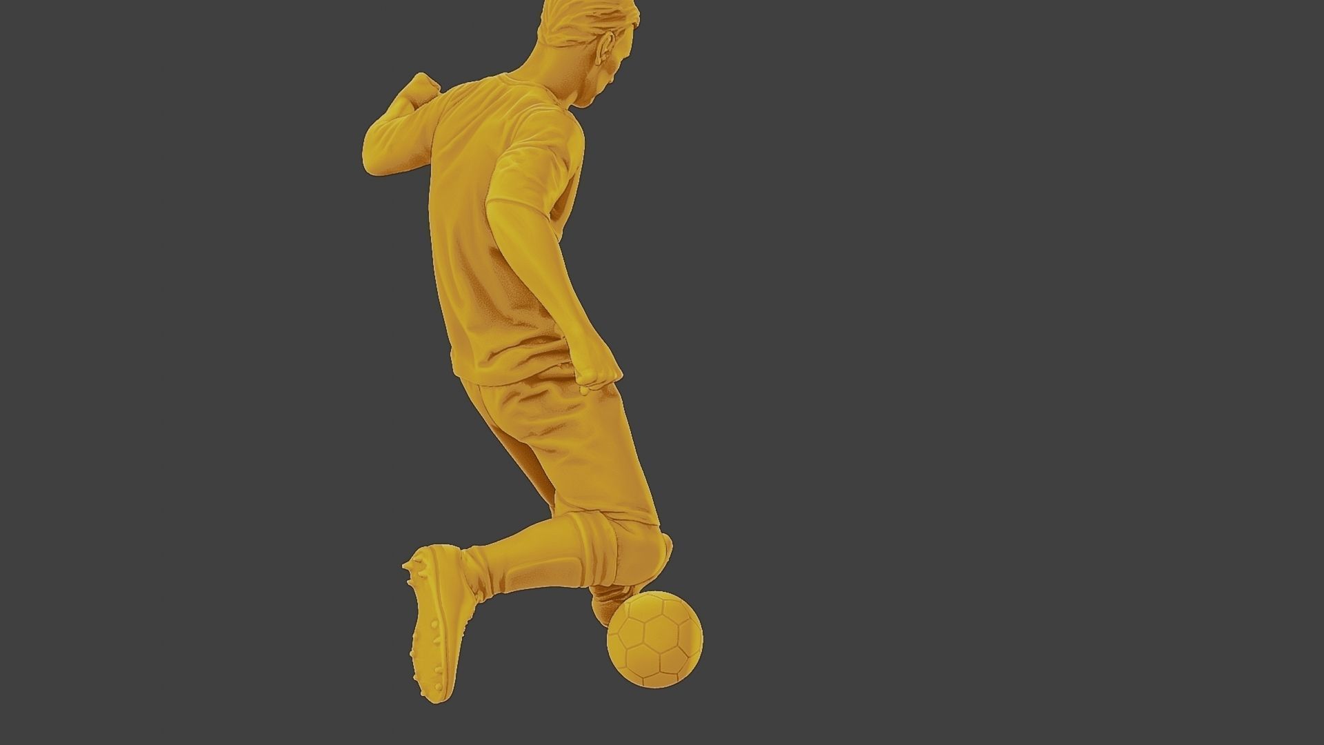 Soccer Player SP 001 3D print model_24