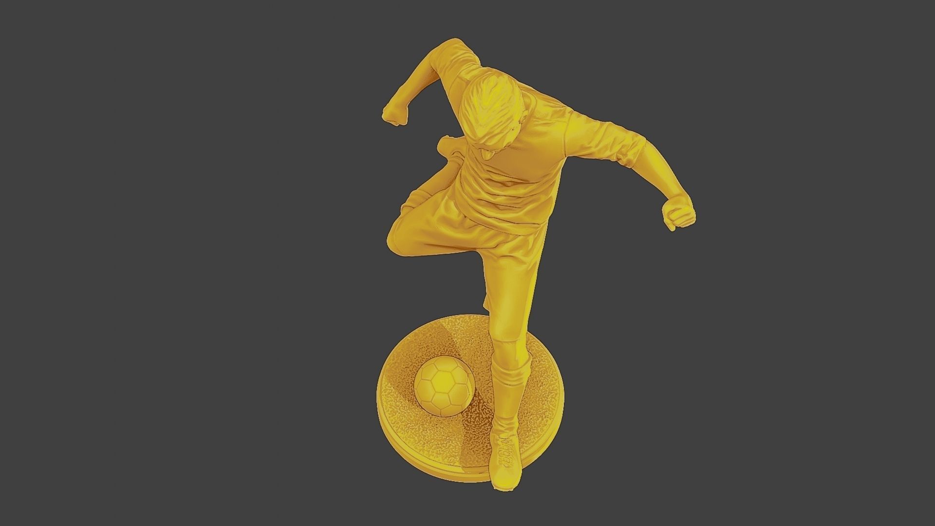 Soccer Player SP 001 3D print model_14