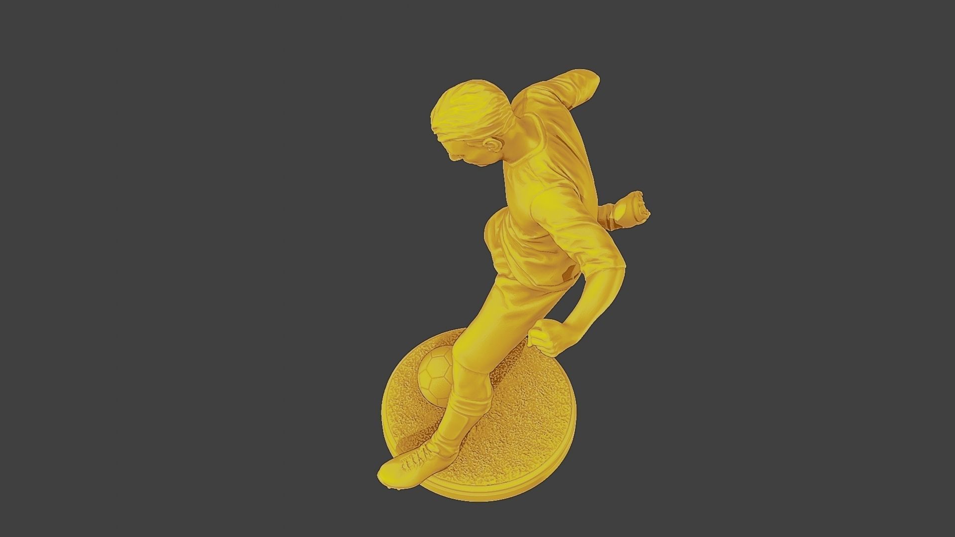 Soccer Player SP 001 3D print model_15