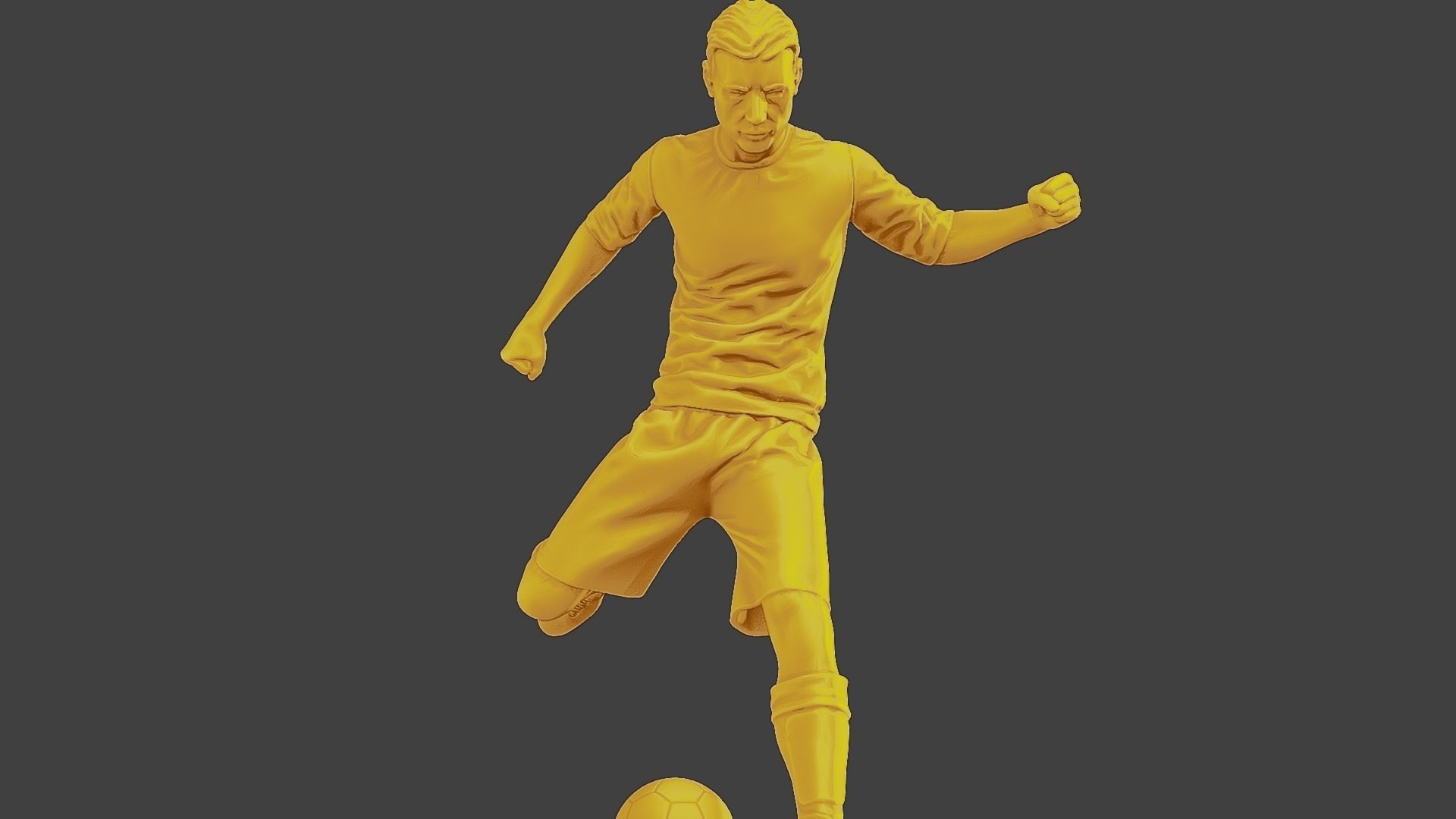 Soccer Player SP 001 3D print model_28