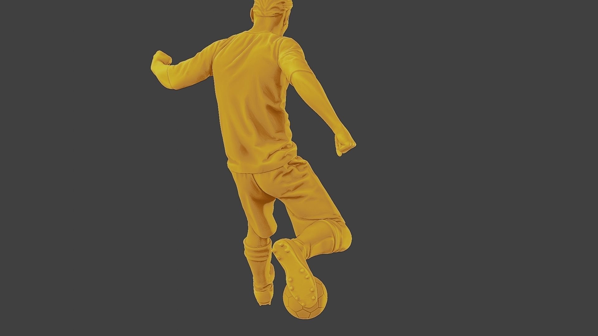 Soccer Player SP 001 3D print model_25