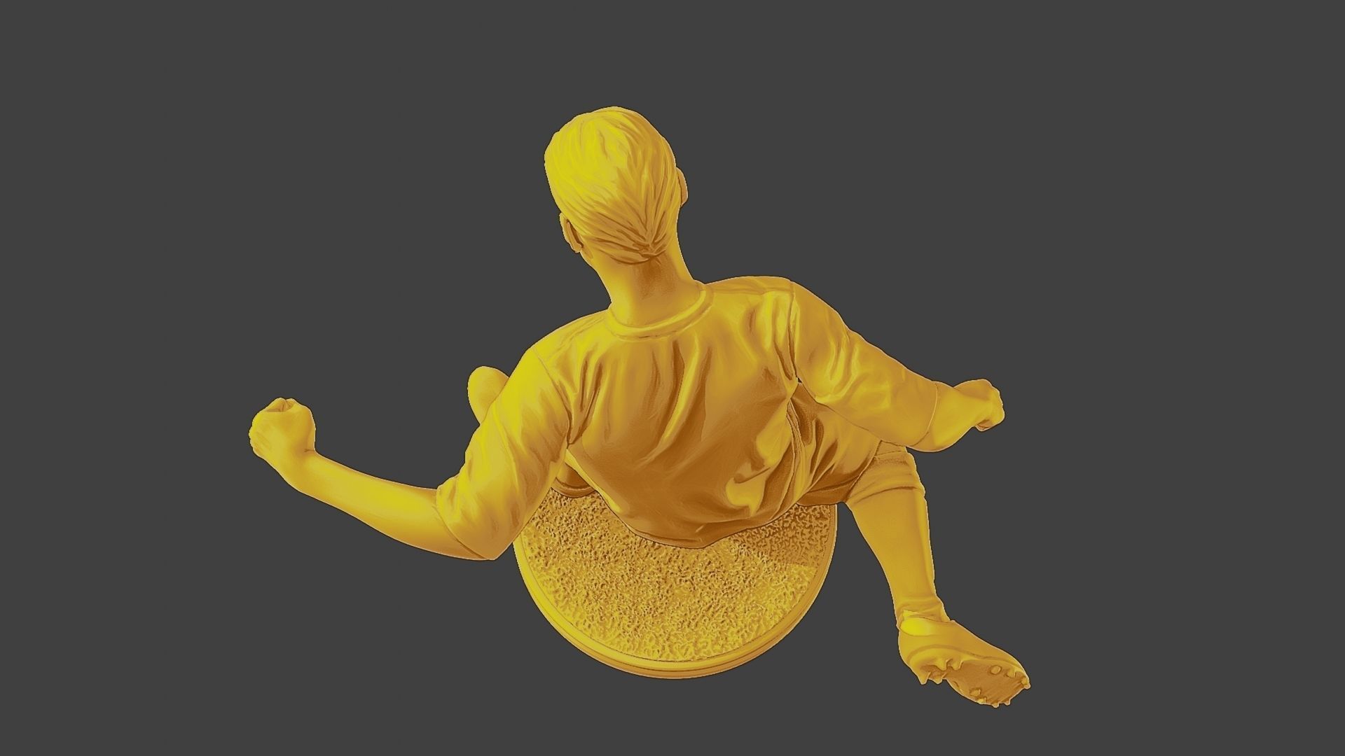 Soccer Player SP 001 3D print model_16