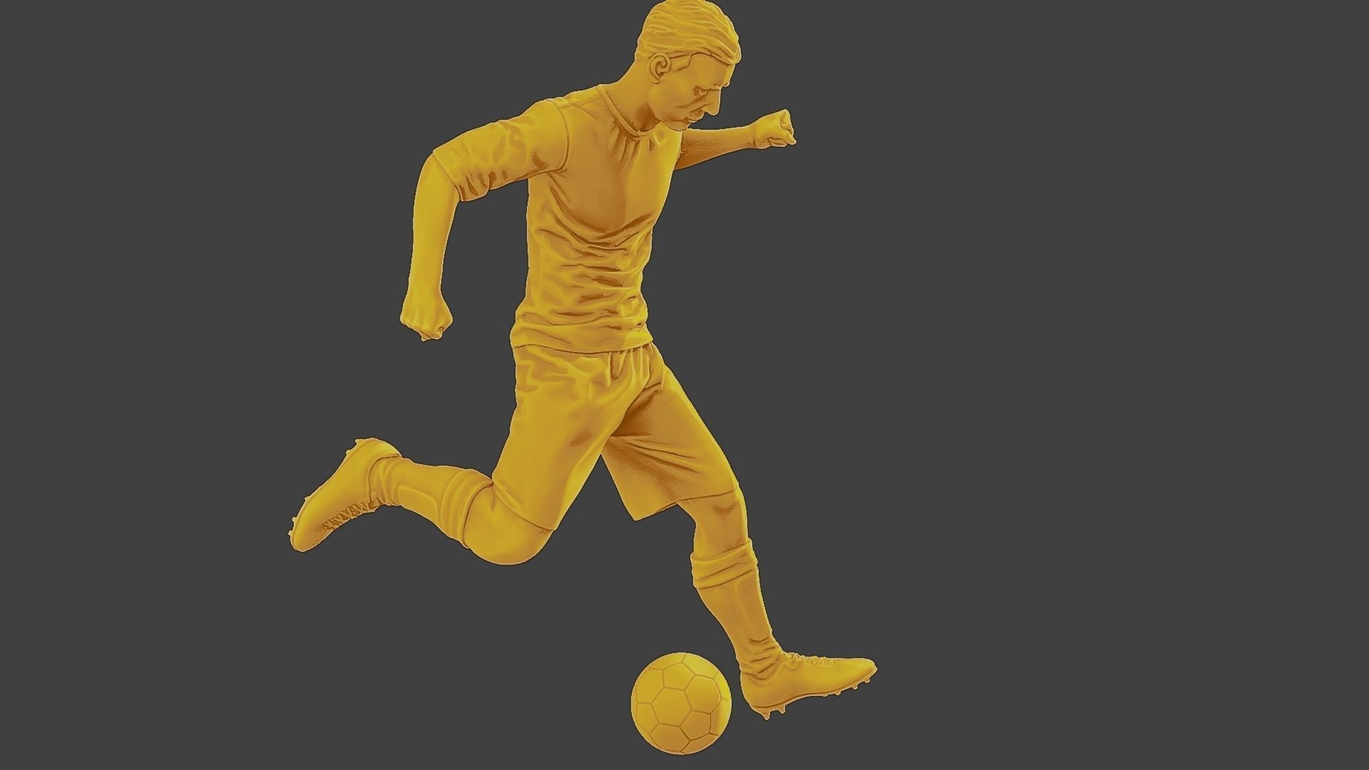 Soccer Player SP 001 3D print model_30