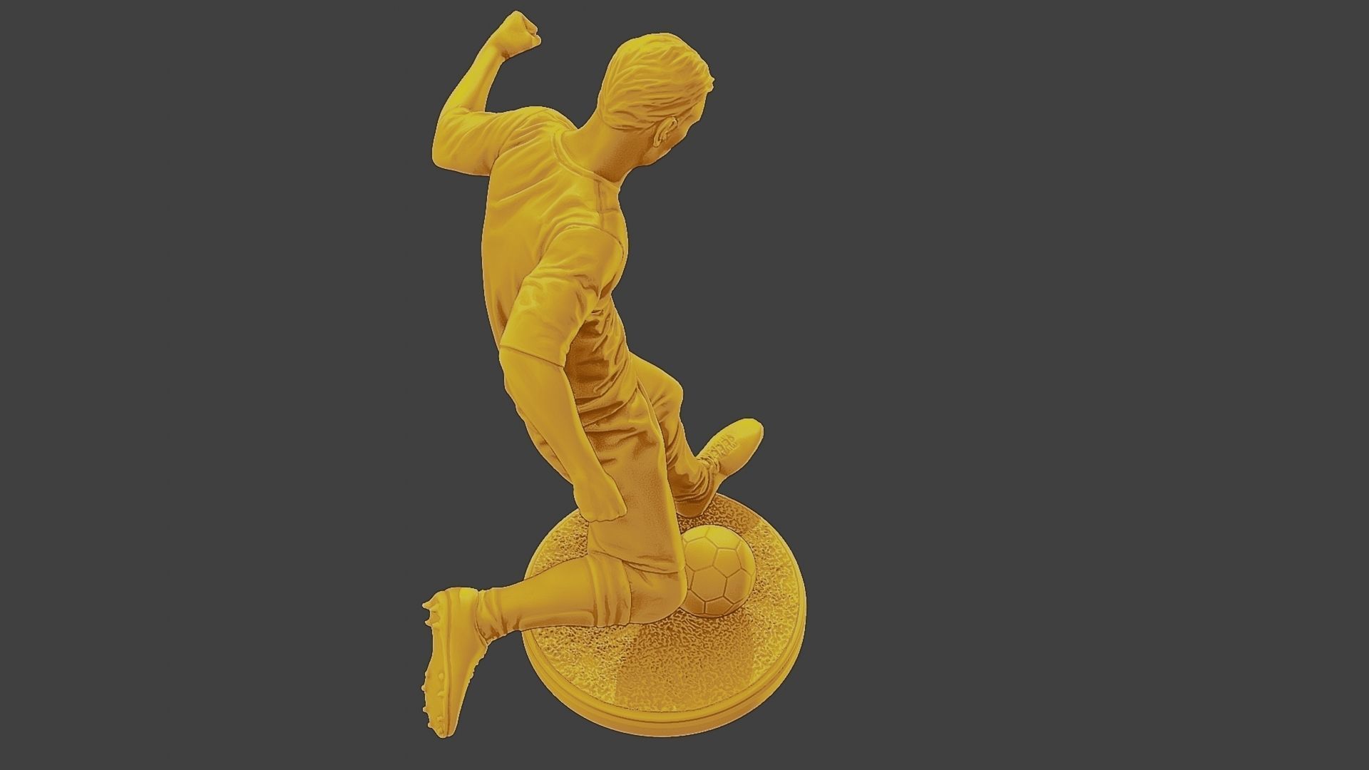 Soccer Player SP 001 3D print model_22
